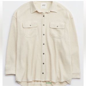 Aerie LumberJane Waffle Shirt